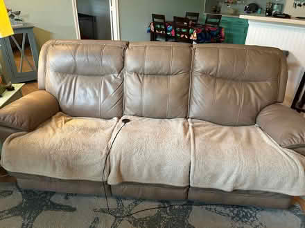 Photo of free Electric reclining sofa & love seat (League City, TX) #2