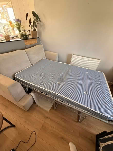 Photo of free Cream sofa bed (Horspath OX33) #2