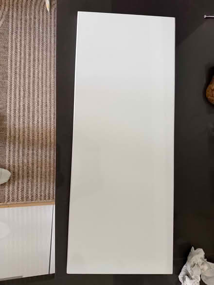 Photo of free White shelf with brackets (Queensbury NW9) #2