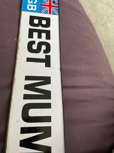 Photo of free Number plate best mum (Wandsworth SW18) #1