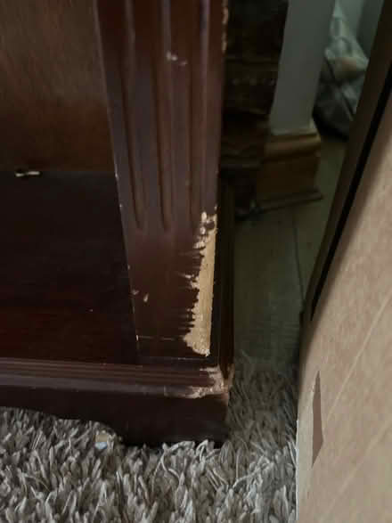 Photo of free Tall wood shelf (Warminster) #4