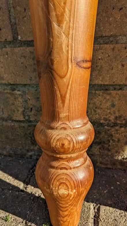 Photo of free Set of Four Wooden Table Legs (PL4 Greenbank.) #4