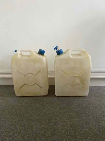 Photo of free 2 x plastic fuel container (Kelvingrove G3) #1