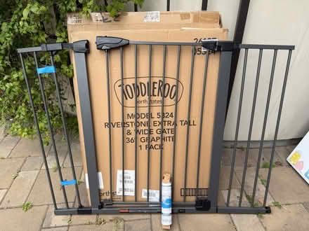 Photo of free 2 x extra tall baby gates (West Menlo Park) #1