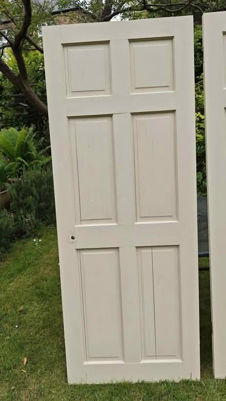 Photo of free 3 x pine 6 panel interior doors (Old Isleworth) #4