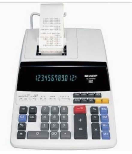 Photo of Adding Machine Tape (Alta Vista) #1