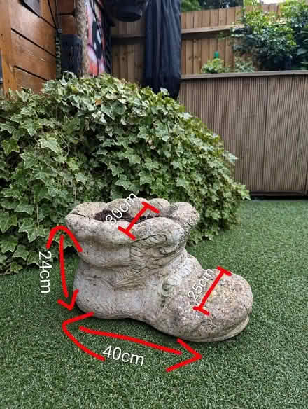 Photo of free Stone boot planter (Roehampton SW15) #1
