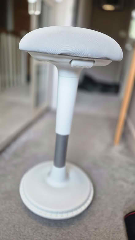 Photo of free FLEXISPOT Wobble Stool - Tilting Desk Chair - Silver/White (Kidlington OX5) #4