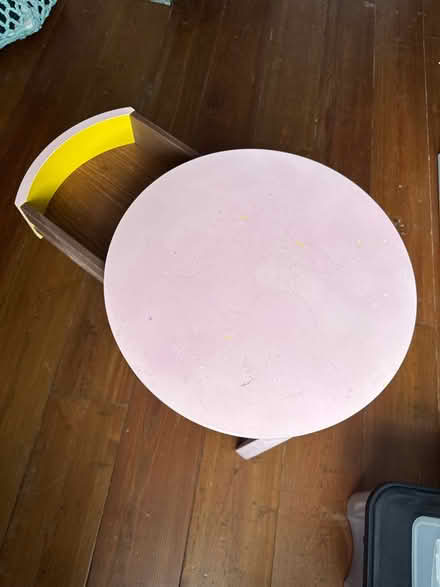 Photo of free Small side table with drawer (Kemp st) #2