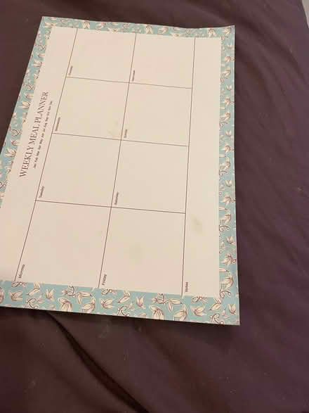 Photo of free Week planner (Wandsworth SW18) #2