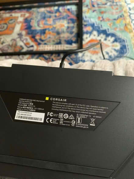 Photo of free Corsair K60 PRO Mechanical Gaming Keyboard (Egremont CH44) #2