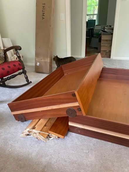 Photo of free Queen size bed frame (SE Edmonds) #2