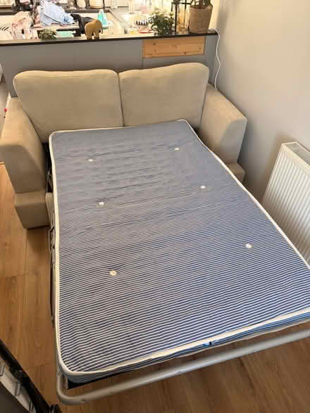 Photo of free Cream sofa bed (Horspath OX33) #3
