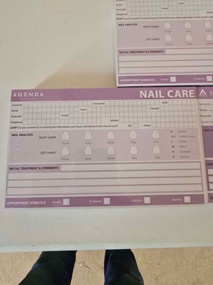 Photo of free Nail Technician - Client Record Cards (Colne BB8) #1