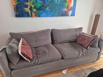 Photo of free 3 seater sofa and snuggle seat (guildford) #1