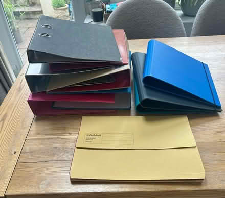 Photo of free Collection of ring binders and wallet files (Bloomfield BA2) #1
