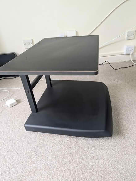 Photo of free Black Table on Wheels — 2 Shelves (Summertown OX2) #1