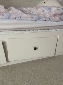Photo of free Ikea Hemnes day-bed frame with 3 drawers (Wormholt W12) #3