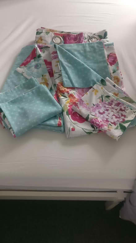 Photo of free Two Double Bed Sets & One Pair Of Matching Eyelet Curtains (Chingford E4) #1