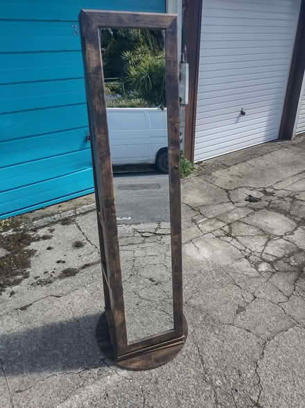 Photo of free Full length mirror / Jewellery cabinet on rotating base (Looe PL13) #2