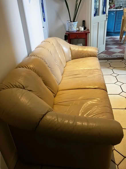Photo of free Leather Sofa (Near Lusk , Co. Dublin) #2