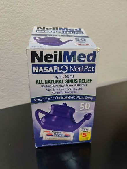 Photo of free NetiPot & rinse packets (exp 2023) (Mountain View) #1