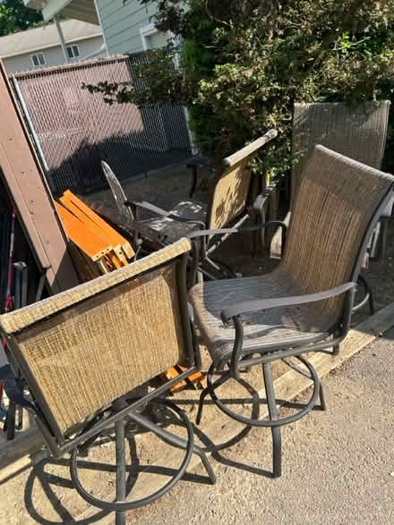 Photo of free Patio chairs - need new fabric (250 S Estes Dr, Chapel Hill) #1