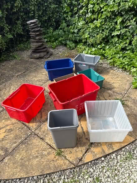 Photo of free Plastic storage boxes (MacMillan Way) #1