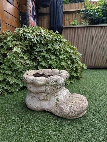 Photo of free Stone boot planter (Roehampton SW15) #2