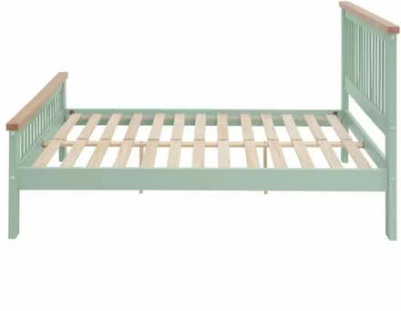 Photo of free White Wooden Double Bed Frame (PL25) #2