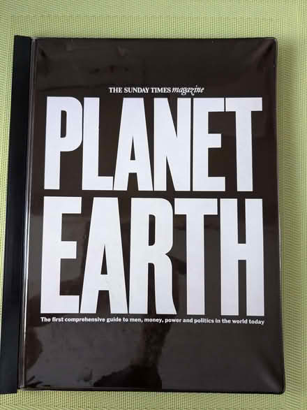 Photo of free The Sunday Times Magazine Planet Earth In Binder Full Colour (Beulah Hill SE19) #1