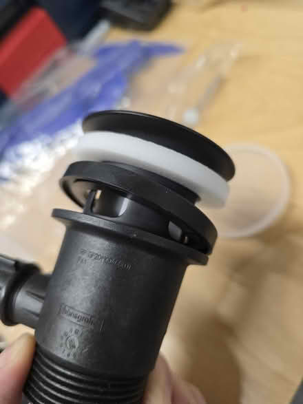 Photo of free Hansgrohe black skink waste (EN5) #1