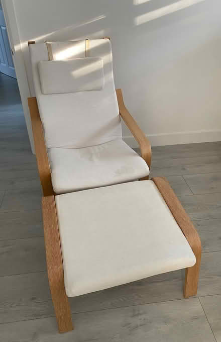 Photo of free IKEA armchair and stool (Hemel Hempstead HP1) #1