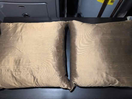 Photo of free Brown gold throw pillows (Brentwood) #1