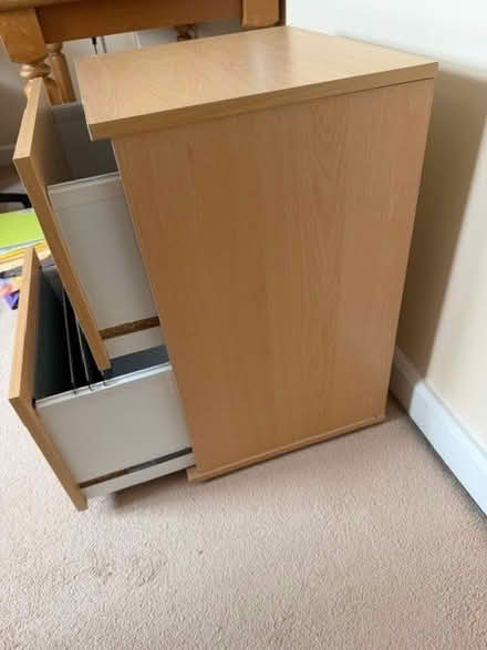 Photo of free 2 drawer filing cabinet (collection from B93 Knowle (Knowle B93) #2