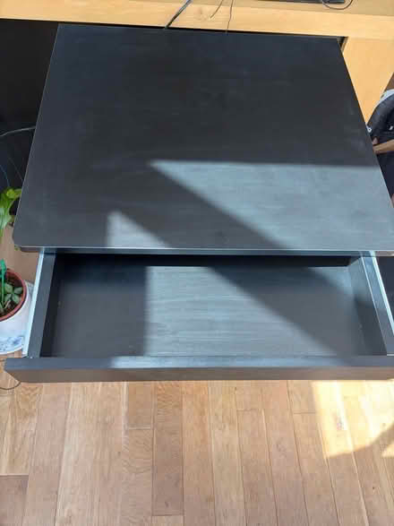 Photo of free Black wooden computer desk (Chessington KT19) #2