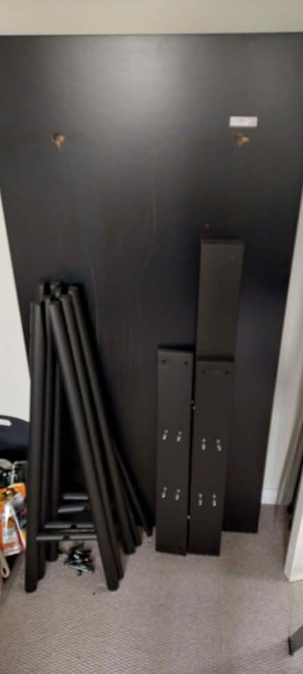 Photo of free IKEA Spänst desk and stool (Highbrook Park BS34) #2