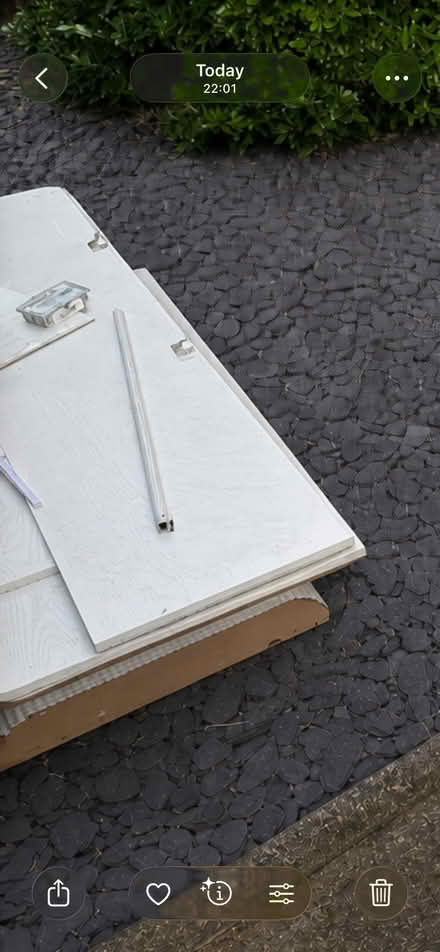 Photo of free White boards and doors from a wardrobe (Balham SW17) #1