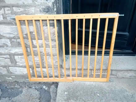 Photo of free Wooden, ARGOS, Stair gate - needs fittings. (Kendal LA9) #1