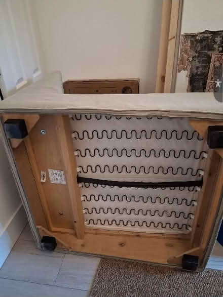 Photo of free Beige/sand coloured comfy chair (Battle RG30) #3