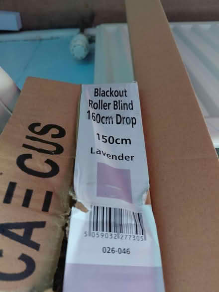Photo of free Lilac blackout roller blind (Rowner PO13) #2