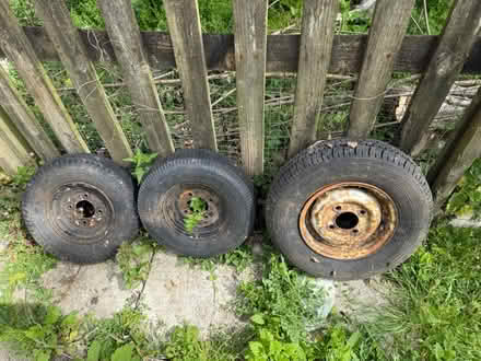 Photo of free 3 tyres / wheels firestone redstein (BN7) #1
