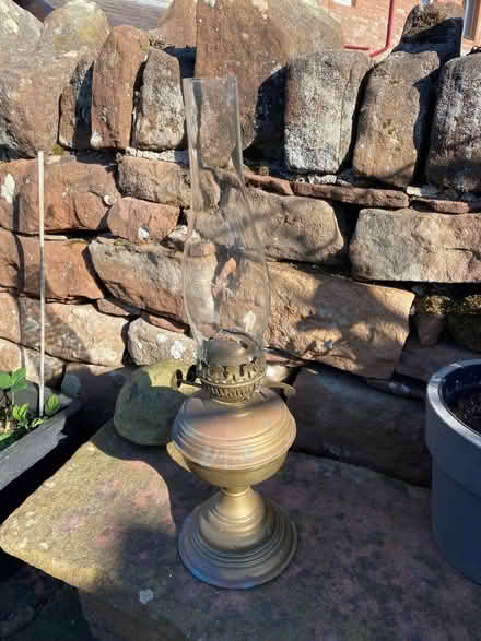 Photo of free Old brass lamp (Plumpton CA11) #1