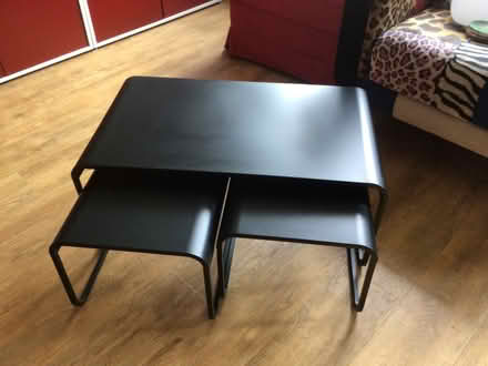 Photo of free Coffee table (nest of 3) black metal (St. Peter's CT10) #3