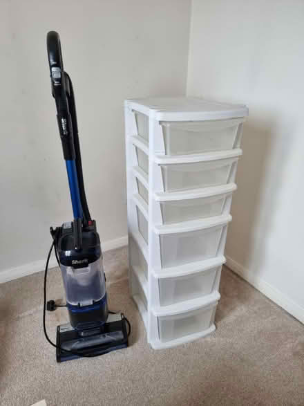 Photo of free Tall white plastic drawers (Devizes SN10) #2