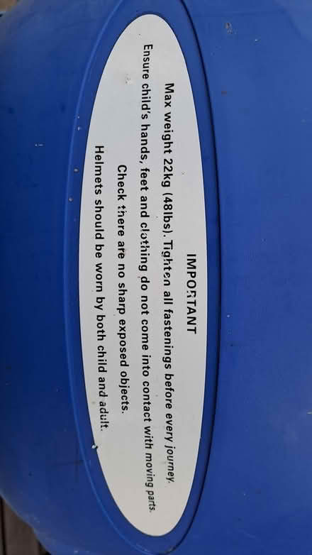 Photo of free Child's bike seat (Woodford GL13) #2
