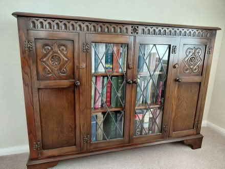 Photo of free Wooden book case (Allington NG32) #1