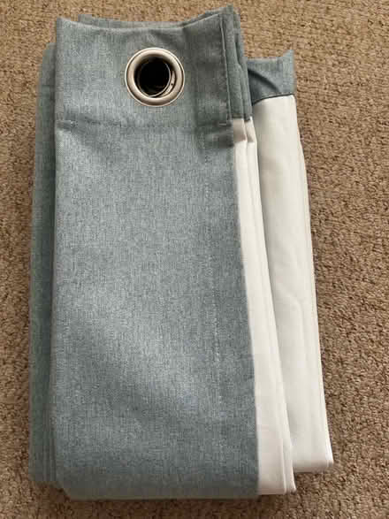 Photo of free Curtains - light blue (Tottenham, N17) #1