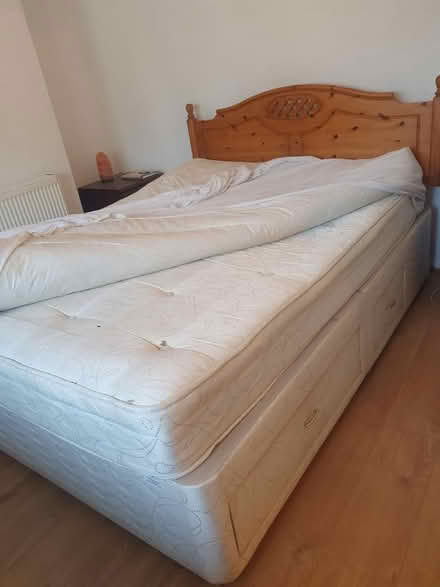 Photo of free Double bed and mattress (Wimbledone chase SW20) #2