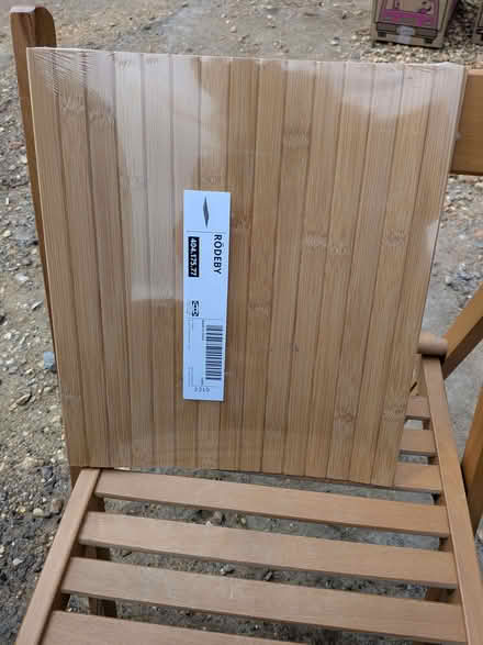 Photo of free Bamboo arm of the chair coffee table (Southbourne BH6) #1